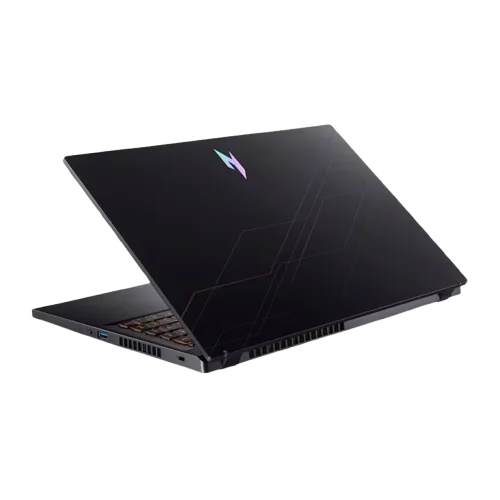 لابتوب Acer Nitro V15 ANV15-52-70LN، مزود بمعالج Intel Core i7-13620H، وذاكرة 16 جيجابايت RAM، وتخزين 512 جيجابايت SSD، وكرت شاشة NVIDIA GeForce RTX 4050 بسعة 6 جيجابايت، وشاشة 15.6 بوصة FHD IPS بمعدل تحديث 165 هرتز، باللون الأسود (Obsidian Black).